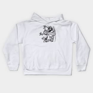 Heraldic Griffon Kids Hoodie